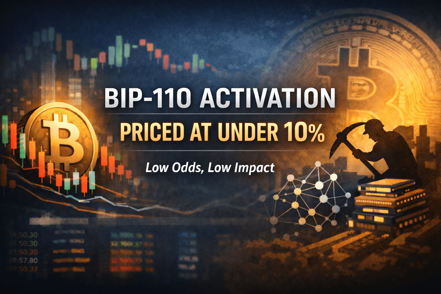 BIP-110 Activation Priced at 7.84% on Predyx as On-Chain Signals Stay Near Zero