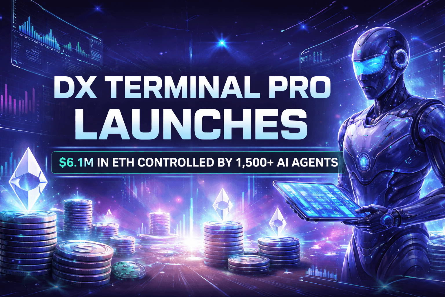 DX Terminal Pro Launches With $6.1M Controlled by 1,750+ Onchain AI Agents